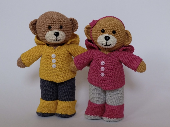 Häkelanleitung Theo und Thea - Komplettset 4 Jahreszeiten