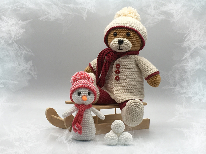 Häkelanleitung Theo und Thea - Komplettset 4 Jahreszeiten