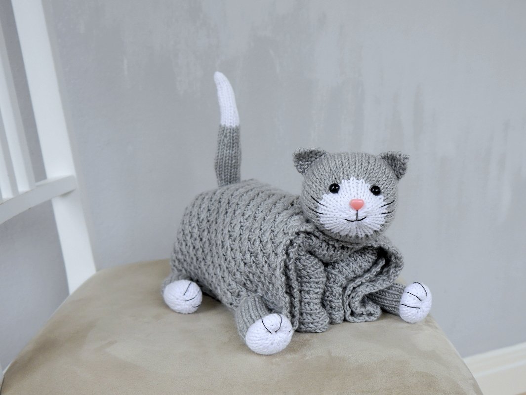 252E – Knitted Baby Blanket MIEZI - Image 4