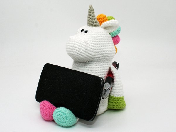 Phone Stand Horse/Unicorn - Crochet Pattern