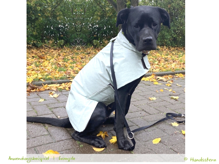 PELERIN Dog Coat with lining, sizes XS–XXL, sewing pattern
