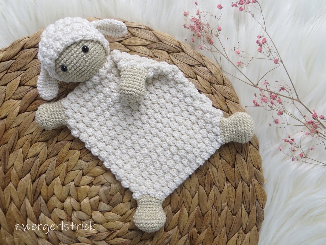 Häkelanleitung - Schnuffeltuch Lämmchen 'Paulina' - Bild 3