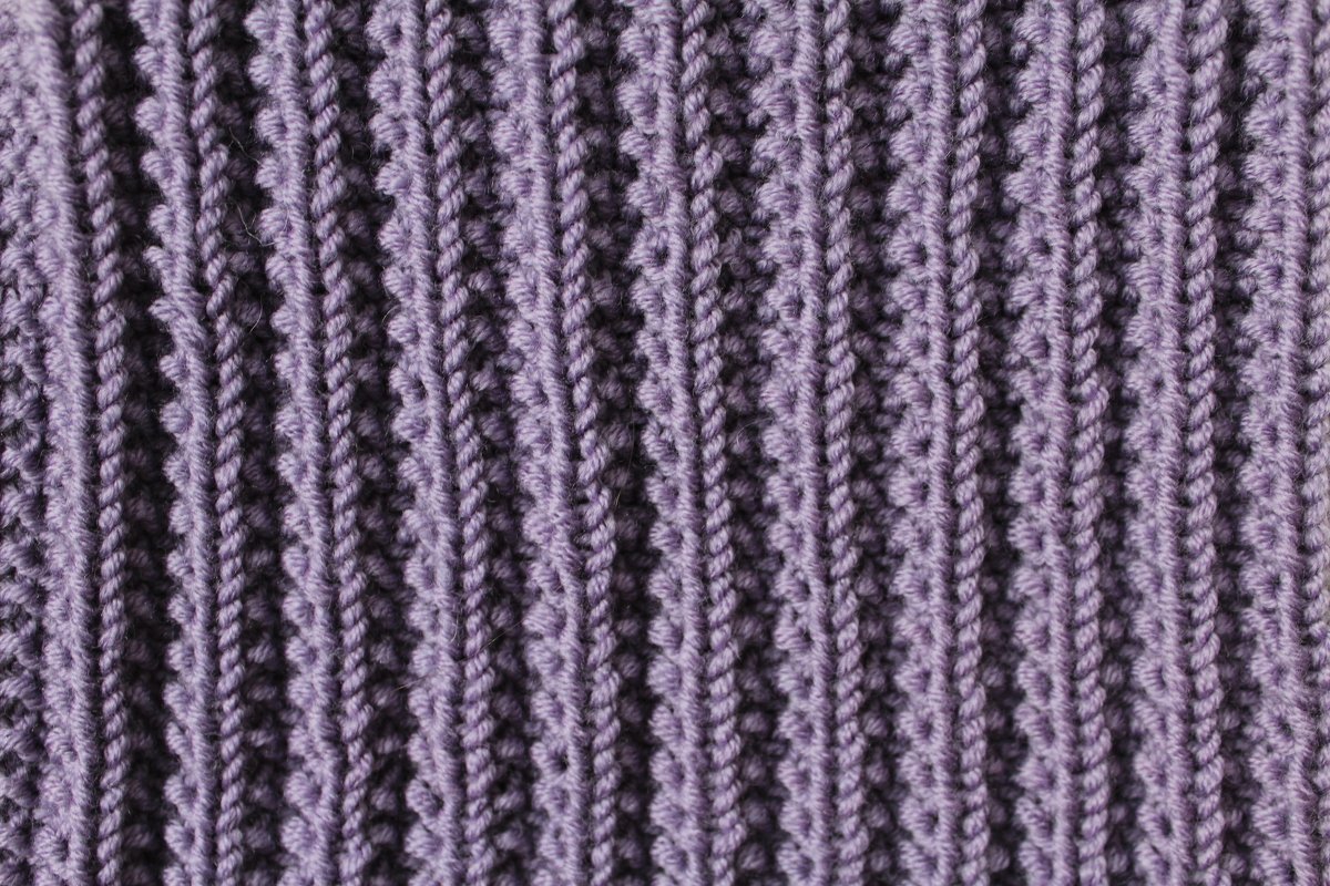 "Perlina" Schal stricken PDF-Anleitung