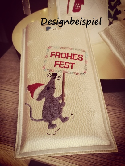 ITH Stickdateien Schoki Weihnacht für den 13x18 Rahmen