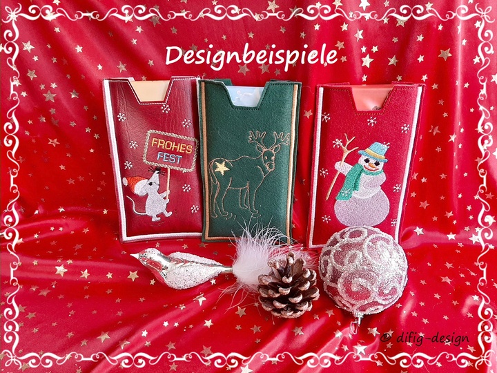 ITH Stickdateien Schoki Weihnacht für den 13x18 Rahmen