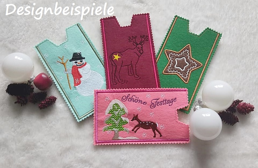 ITH Stickdateien Schoki Weihnacht für den 13x18 Rahmen