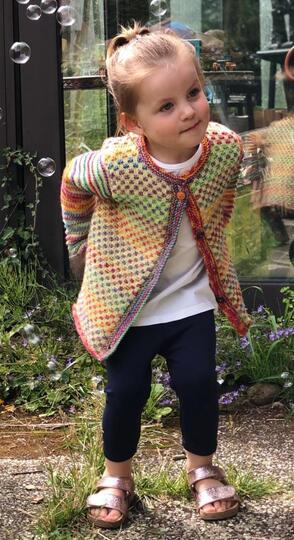 Anleitung Kinderjacke Kitti (Gr. 92 - 98)