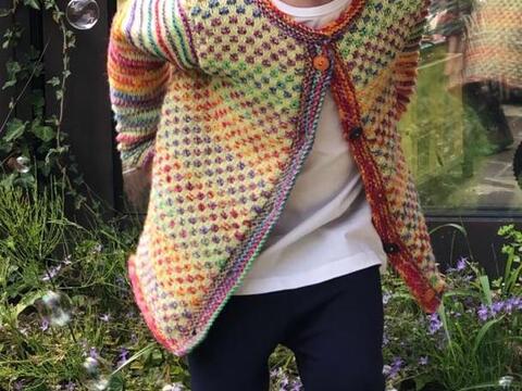 Anleitung Kinderjacke Kitti (Gr. 92 - 98)