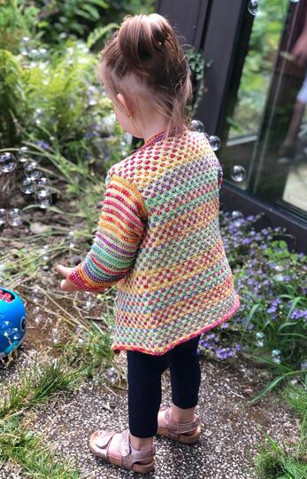 Anleitung Kinderjacke Kitti (Gr. 92 - 98)