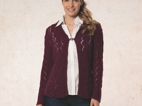 Strickanleitung Damenjacke "Merino Extrafein" 762004