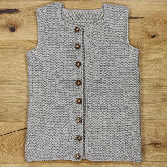 Strickanleitung Herrentrachtenweste "Record" 762014