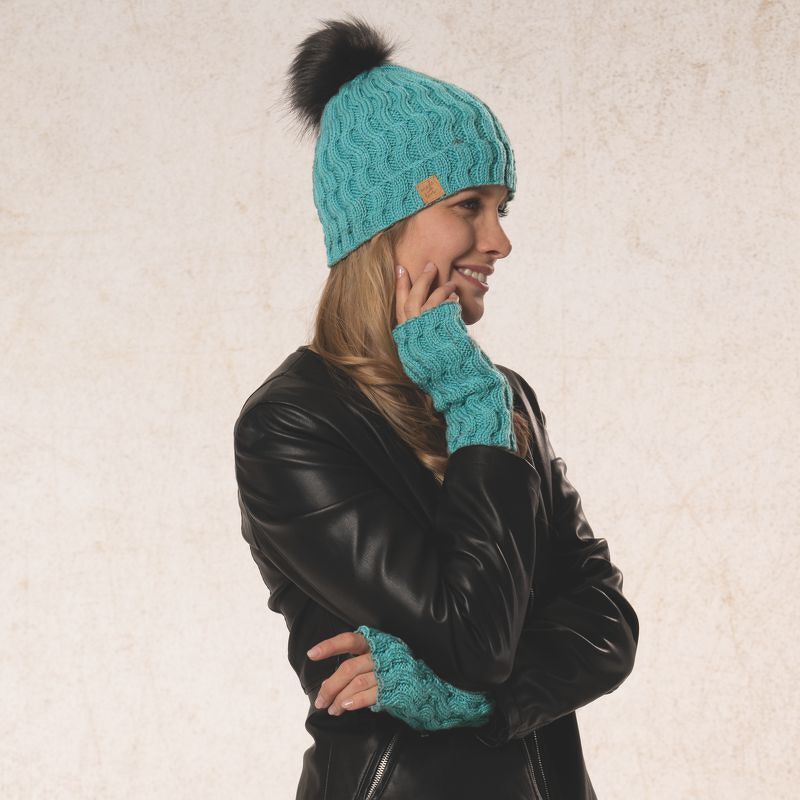 Strickanleitung Mütze, Stirnband und Handstulpen "Lucca" 762018 - Bild 2