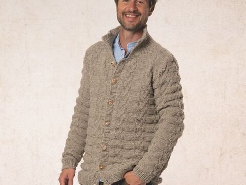Strickanleitung Herrentrachtenjacke "Schafwolle" 762020