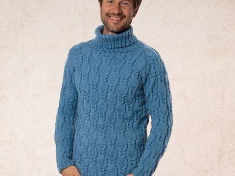 Strickanleitung Herrenpullover "Capri" 762021