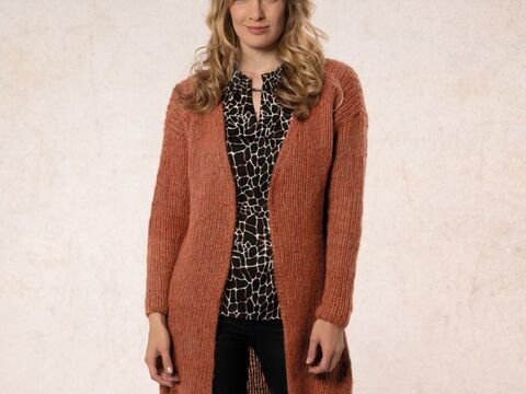 Strickanleitung Damenlongjacke "Madeira" 762022