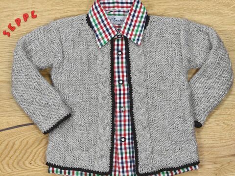 Strickanleitung Kindertrachtenjacke "Trachtenwolle" 762035