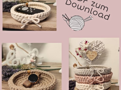 Häkelanleitung Körbchen auch für Anfänger