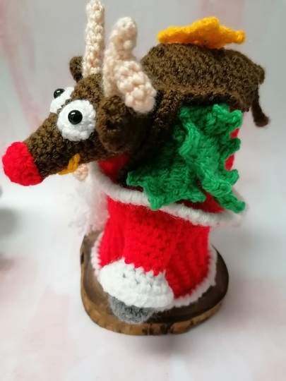 Anleitung Set – Kleine Gnome mit Glücksklee und Rentier