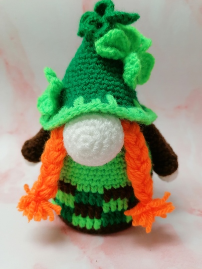 Anleitung Set – Kleine Gnome mit Glücksklee und Rentier