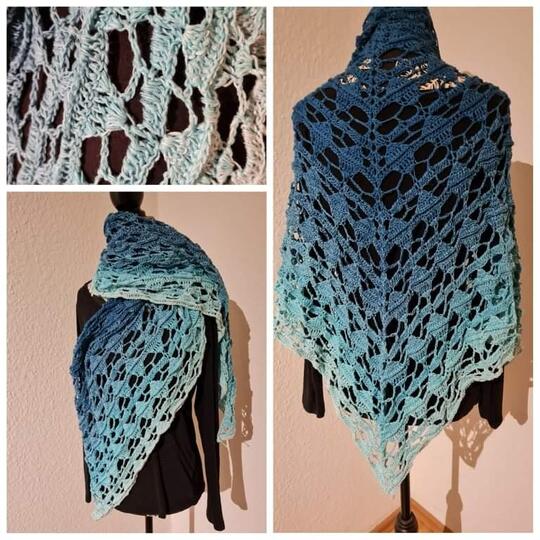 Tuch Babette h&auml;keln Dreieckstuch