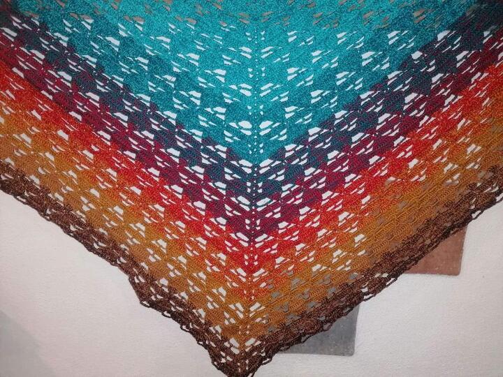 Tuch Babette h&auml;keln Dreieckstuch