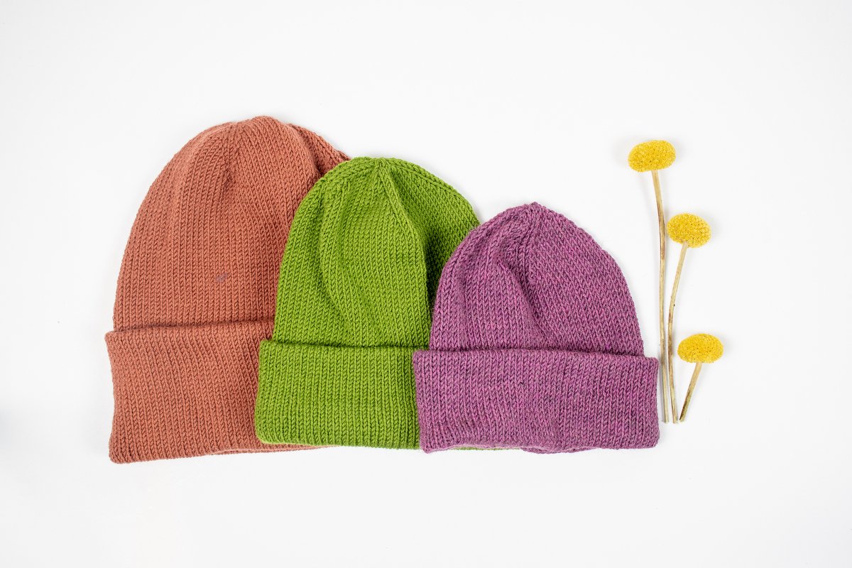 Strickanleitung Wintermütze Skadi fürs Baby bis zu Mama oder Papa