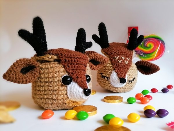 Deer – Christmas Surprise box. Crochet pattern