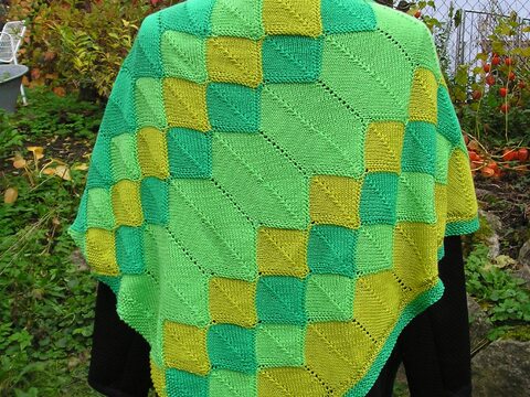 Strickanleitung Dreieckstuch "Farmland"