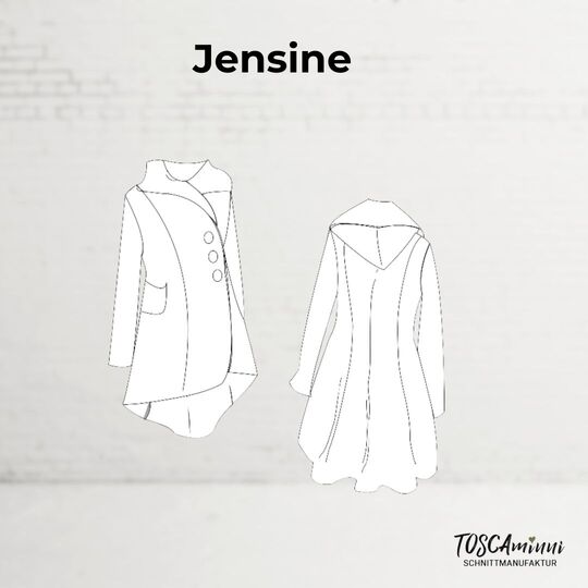 Jacke Jensine Gr. 34-46 Schnittmuster & Nähanleitung