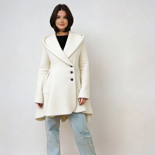 Schnittmuster Damenman Jensine Gr. 34-54 - A-Linie mit Kapuze