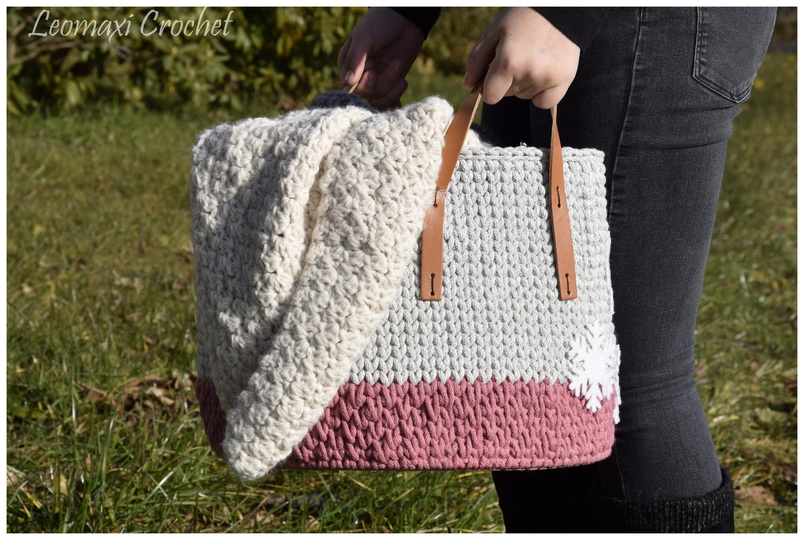 - SNOW - großer stabiler Häkelkorb /Spielzeugkorb, Wollkorb häkeln