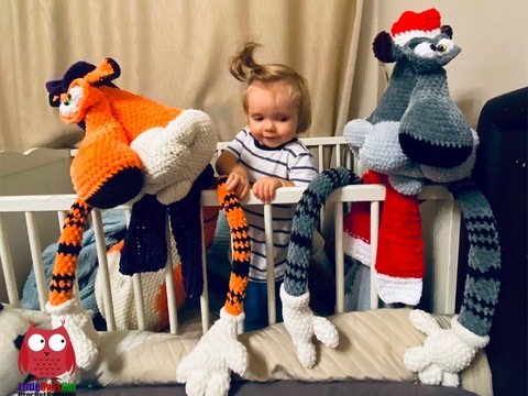 310 Crochet Pattern Sim Salabim Big Tiger Dude by Pertseva