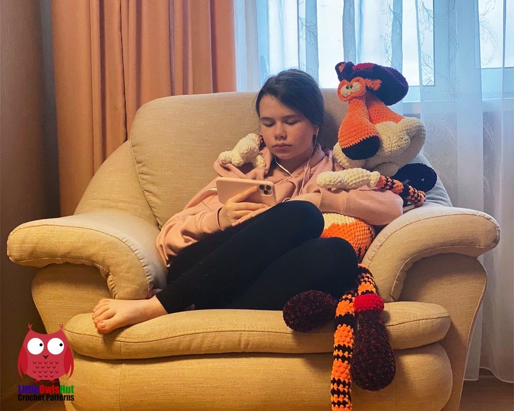 310 Crochet Pattern Sim Salabim Big Tiger Dude by Pertseva - Image 4