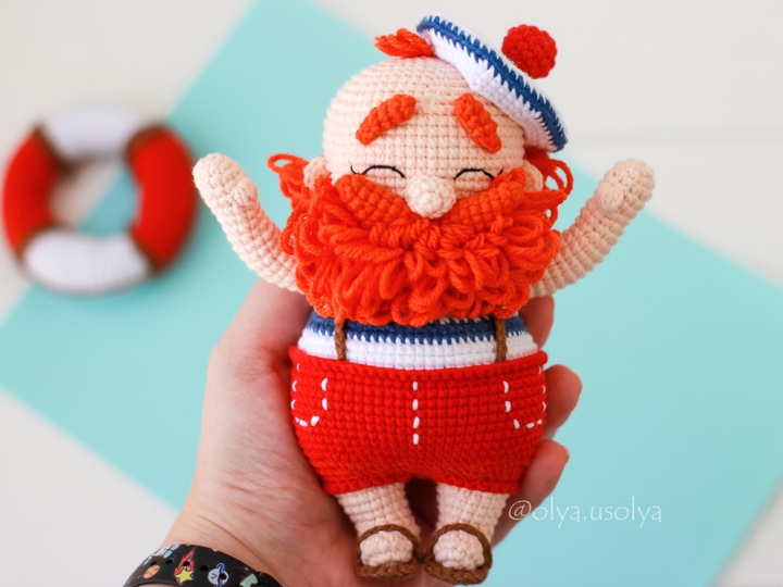 Grandpa the old sailor (Santa Claus on vacation)