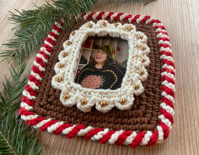 Bilderrahmen im lustigen LebkuchenLook