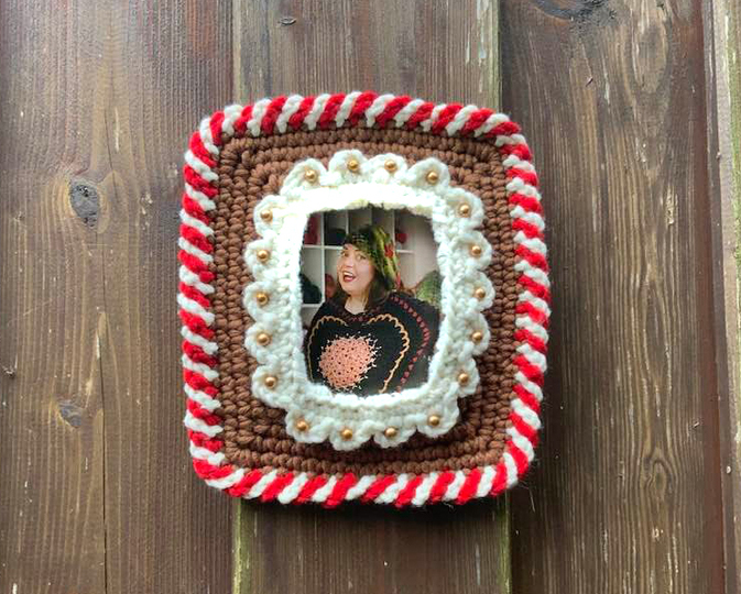 Bilderrahmen im lustigen LebkuchenLook