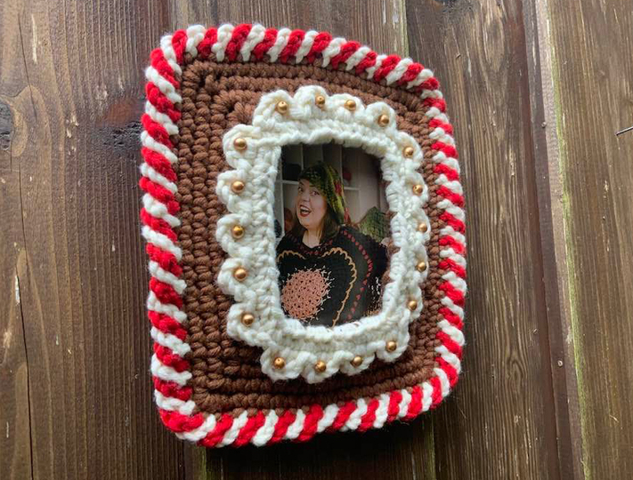 Bilderrahmen im lustigen LebkuchenLook