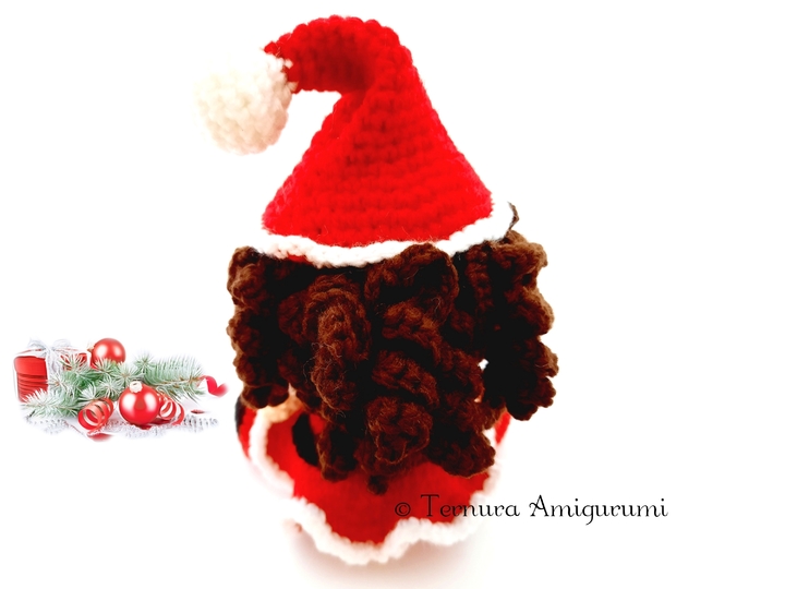 Crochet pattern Christmas girl