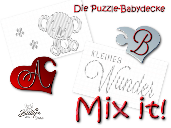 Mix it!  Die Puzzle-Babydecke - WUNDER