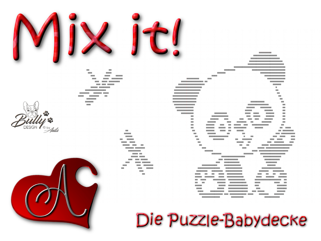 Mix it!  Die Puzzle-Babydecke - PANDA