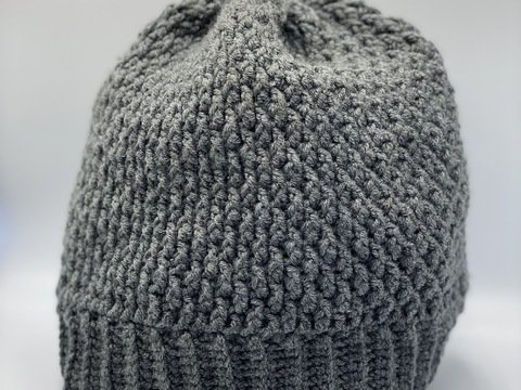 Häkelanleitung - stylische Mütze / Haube