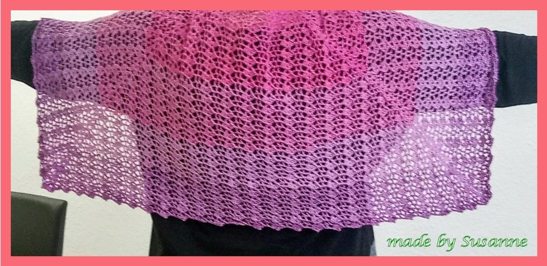 Poncho "Feenschaukeln" in 2 Formen, für alle Größen geeignet