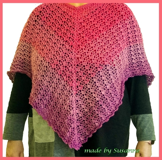 Poncho "Feenschaukeln" in 2 Formen, für alle Größen geeignet