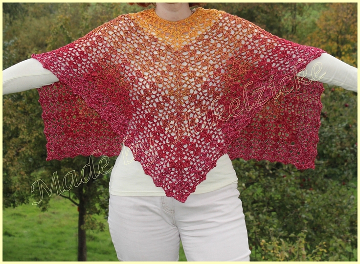 Poncho "Feenschaukeln" in 2 Formen, für alle Größen geeignet