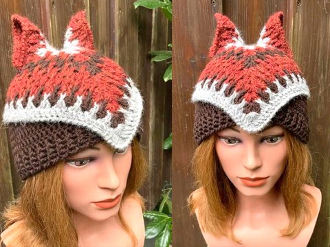 Mütze: "Die schlaue Füchsin"