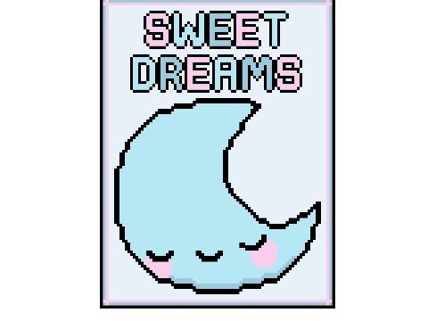 Häkelmuster * SWEET DREAMS * Grafik für Fm Decke