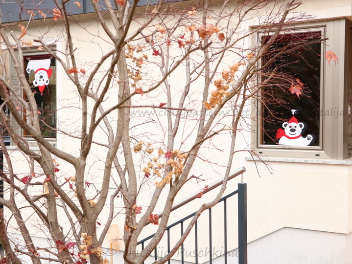 Weihnachtliche Dekoration für Fenster, Türen, Wänden, Kinderzimmer...
