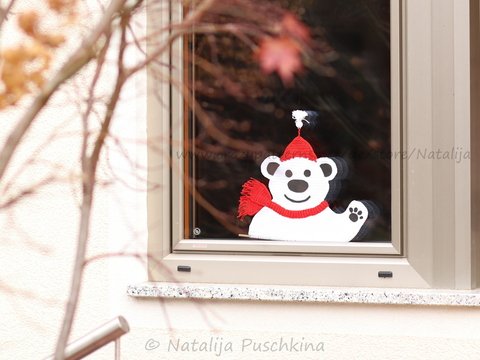 Weihnachtliche Dekoration für Fenster, Türen, Wänden, Kinderzimmer...