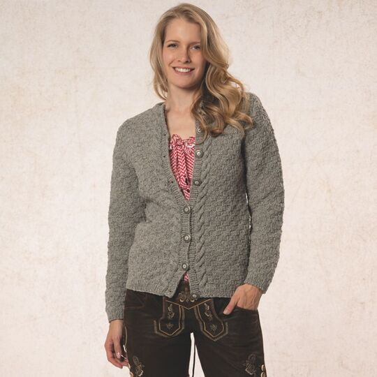 Strickanleitung Damentrachtenjacke "Schafwolle" 762056