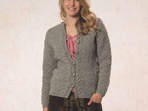 Strickanleitung Damentrachtenjacke "Schafwolle" 762056
